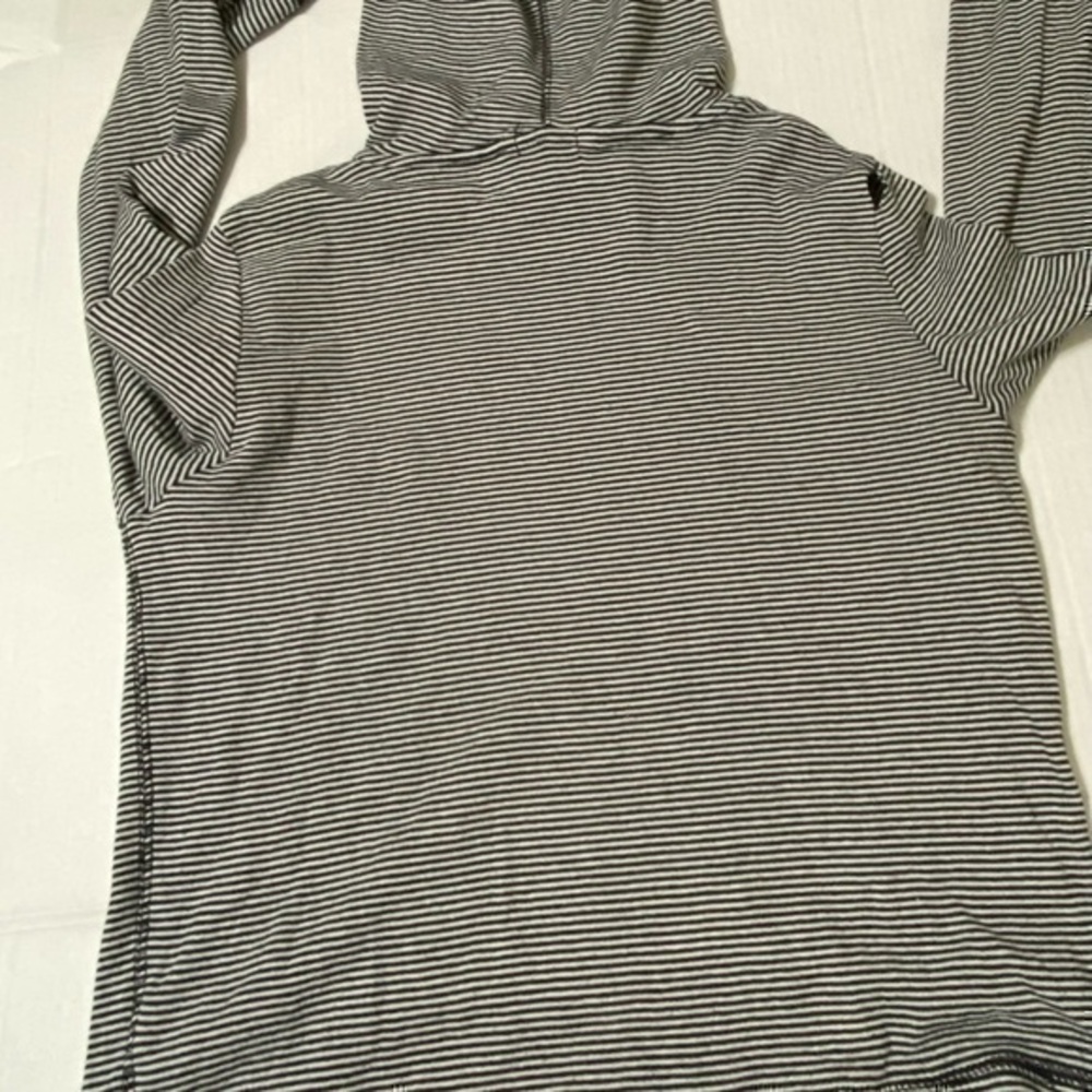 SPLASH XL Striped Cotton Sweater with hoodie